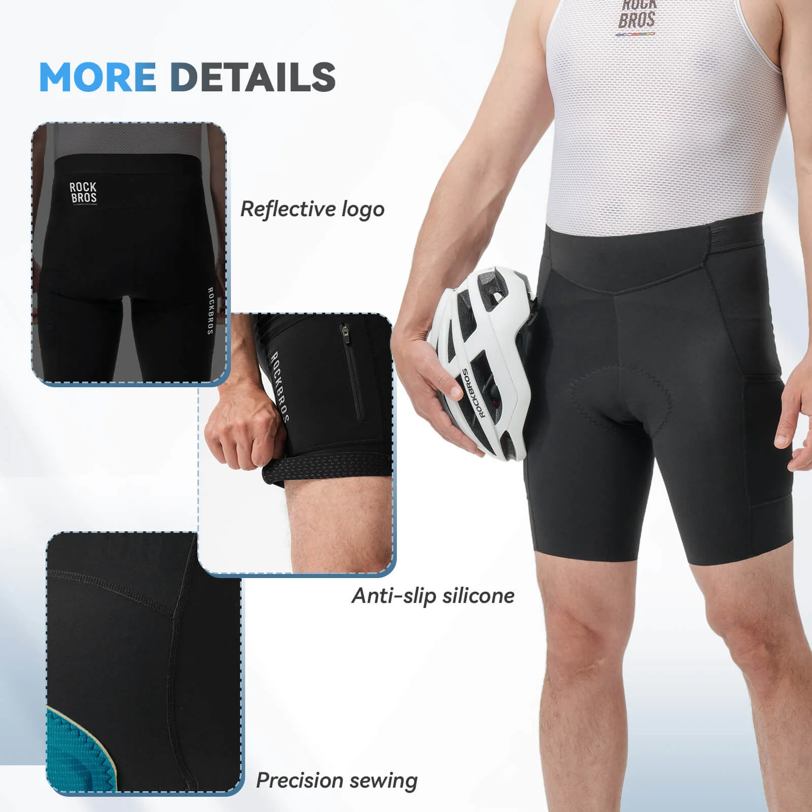 Road-to-Sky Summer Men’s Cycling Shorts - TLDK001 - Image 6