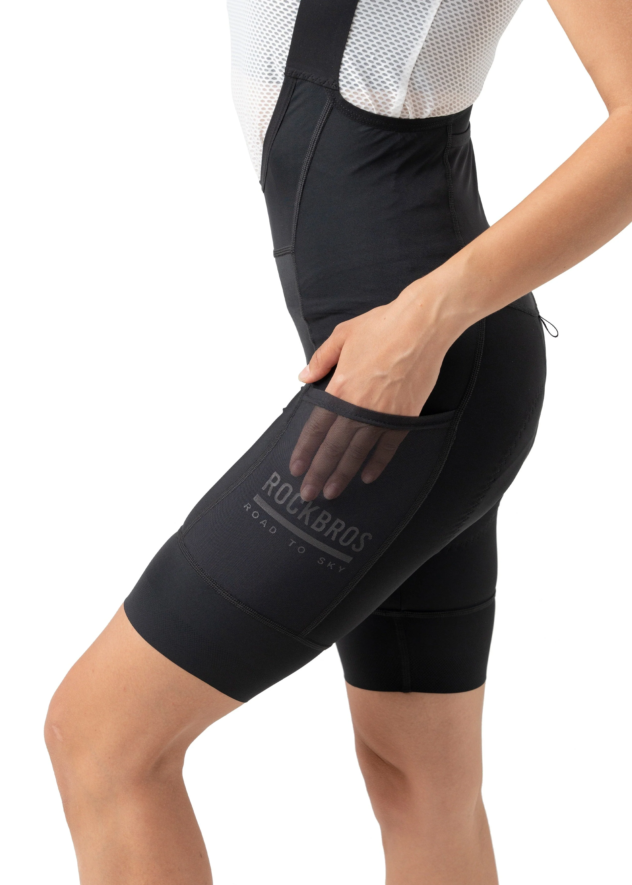 ROCKBROS Road-to-Sky Women's Bib Shorts - Image 9