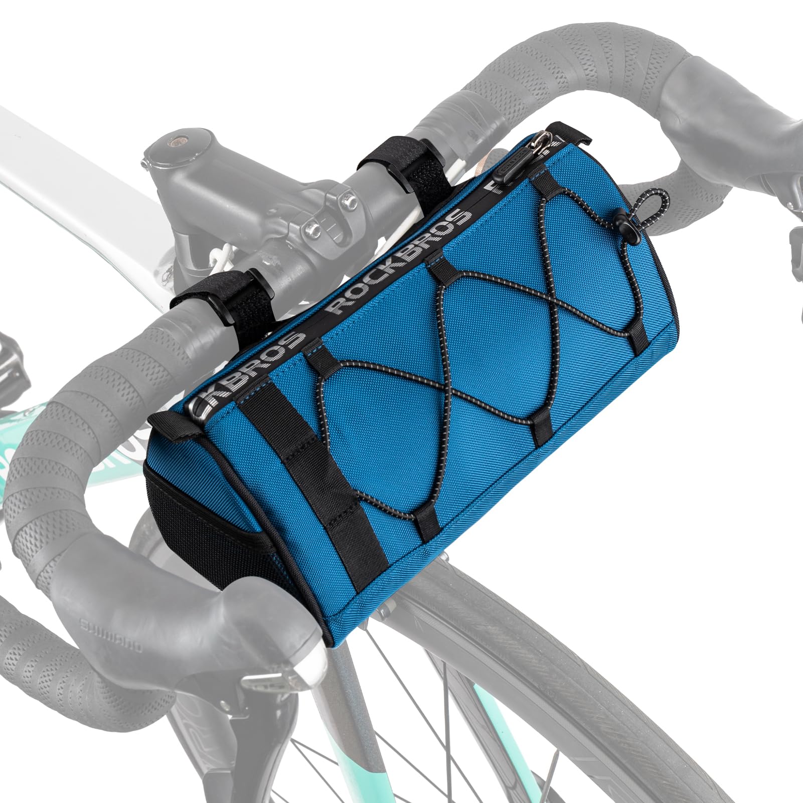 ROCKBROS 1.5L Bike Handlebar Bag - Reflective Front Handlebar Bag for MTB  Road Bikes - Image 2