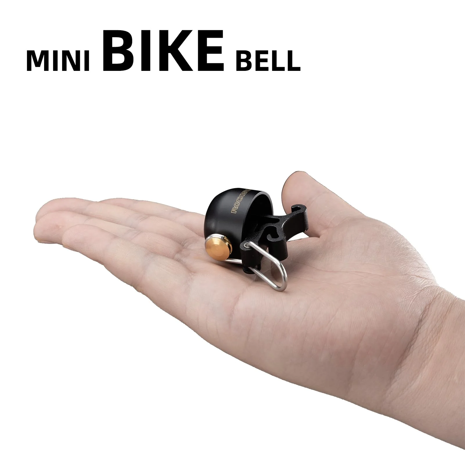 ROCKBROS 100dB Bike Bell, Loud Bicycle Bell for Adults & Kids, Fits 0.87-1.34in Handlebars - Image 7