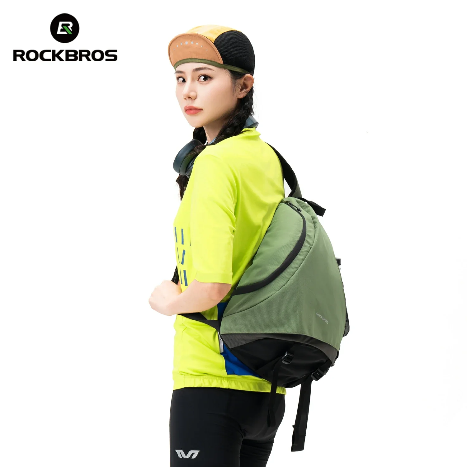 ROCKBROS 11.5L Sling Crossbody Backpack Shoulder Magnetic Buckle Travel Bag - Image 12