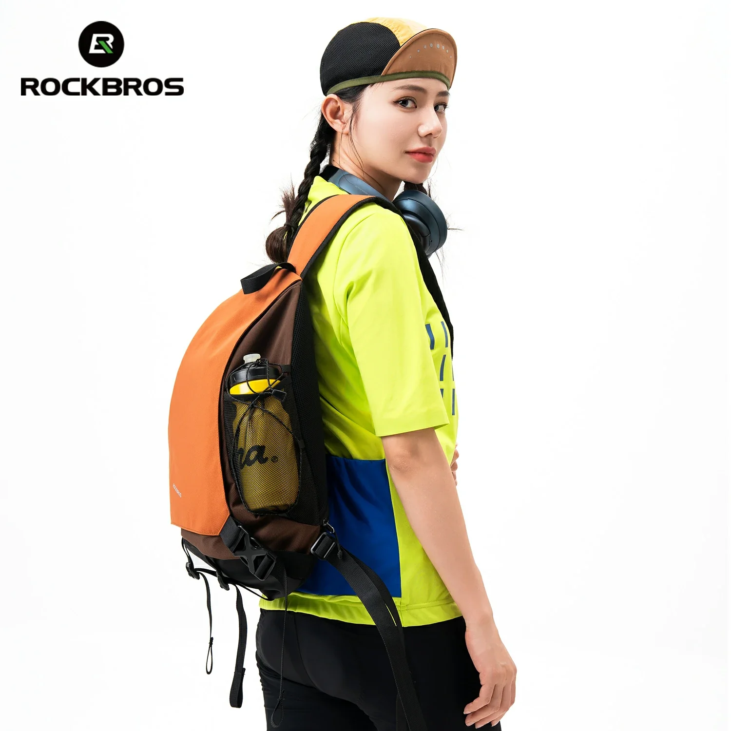 ROCKBROS 11.5L Sling Crossbody Backpack Shoulder Magnetic Buckle Travel Bag - Image 3