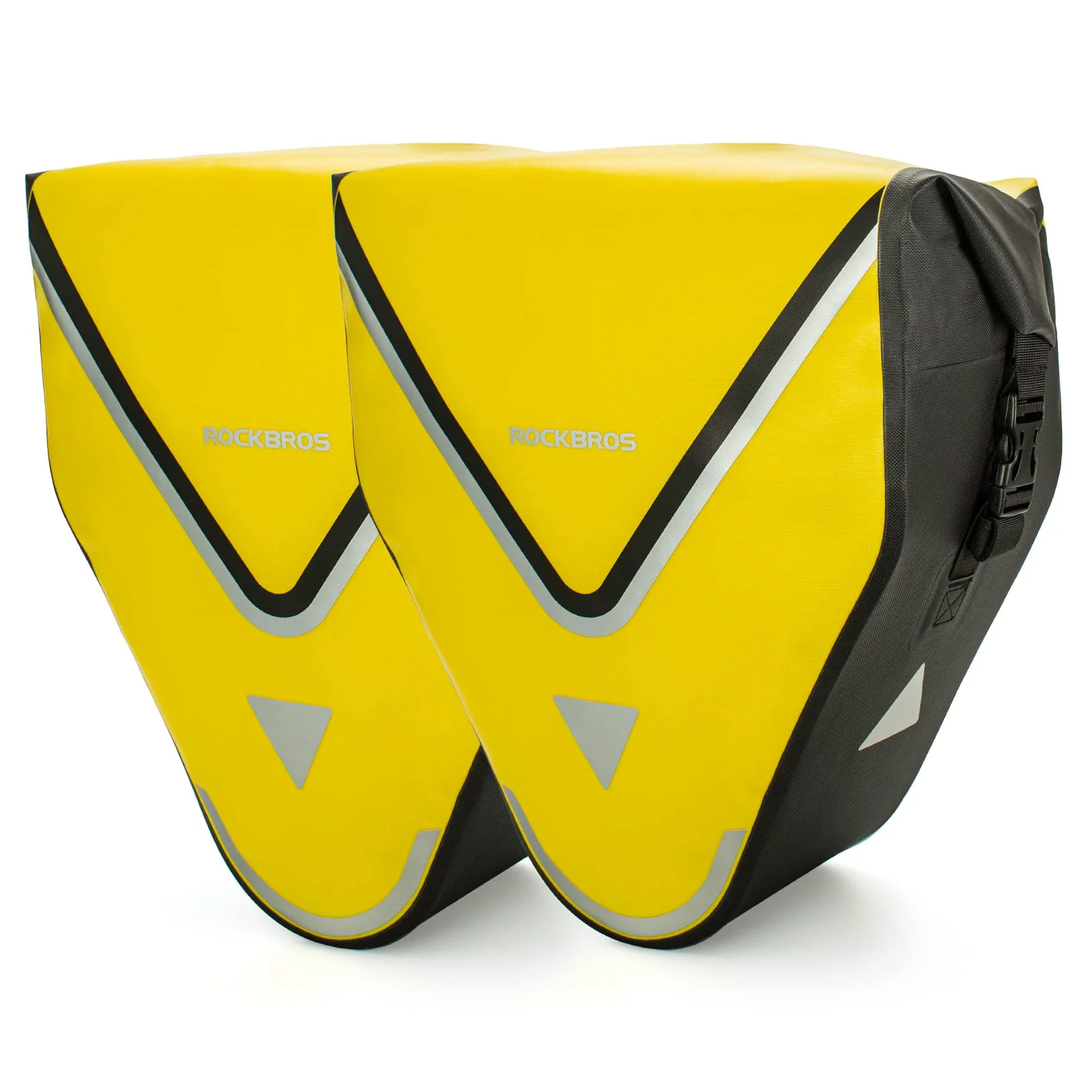 ROCKBROS 20L Triangle Waterproof Bike Rear Rack Pannier Bag for Grocery Touring Cycling - Image 2