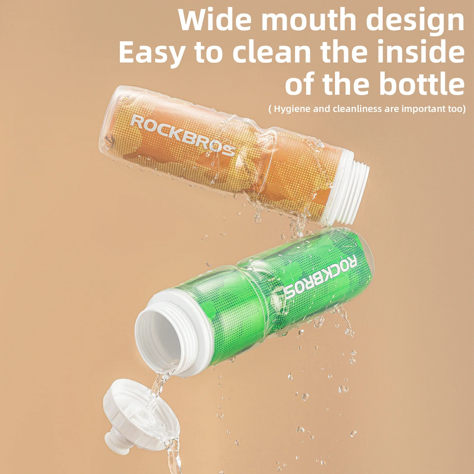 ROCKBROS 24OZ Insulated Bike Water Bottle - Image 13