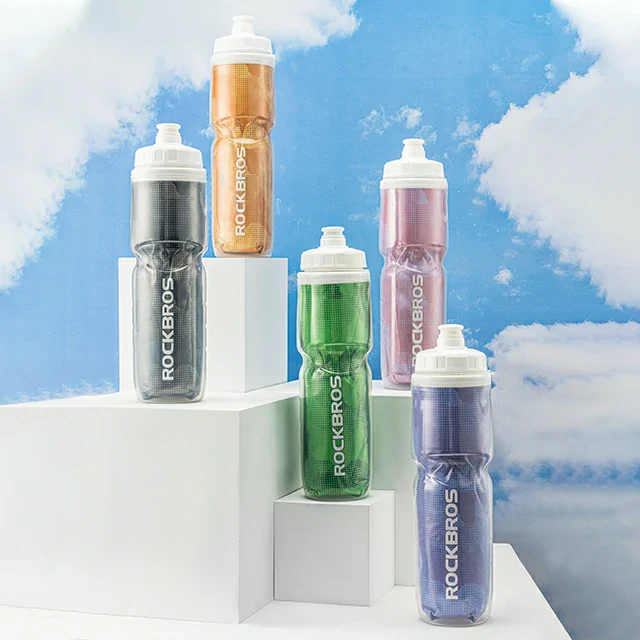 ROCKBROS 24OZ Insulated Bike Water Bottle - Image 22