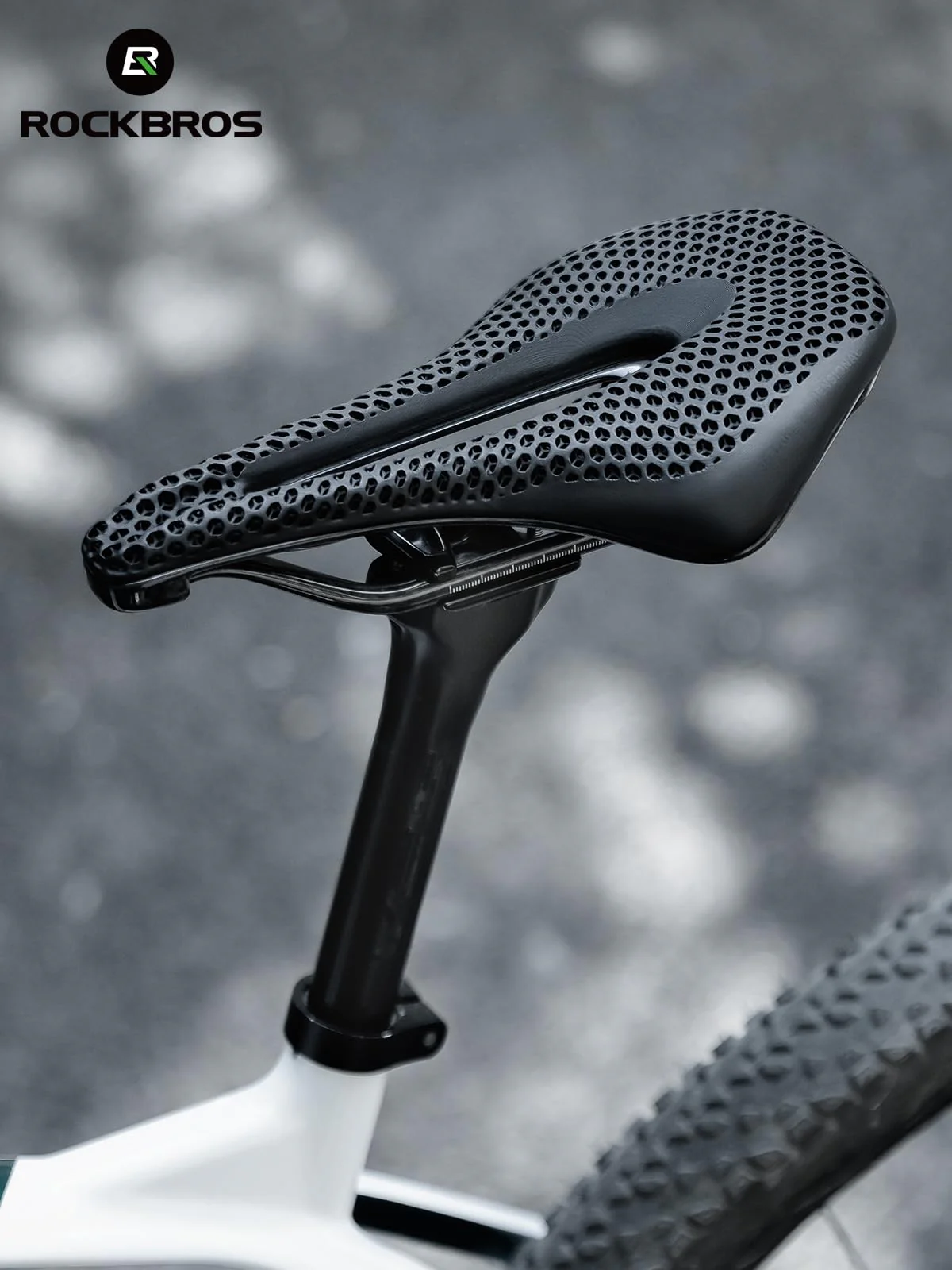 ROCKBROS 3D Printed Carbon Bike Saddle Ergonomic Ultralight Seat - Image 25