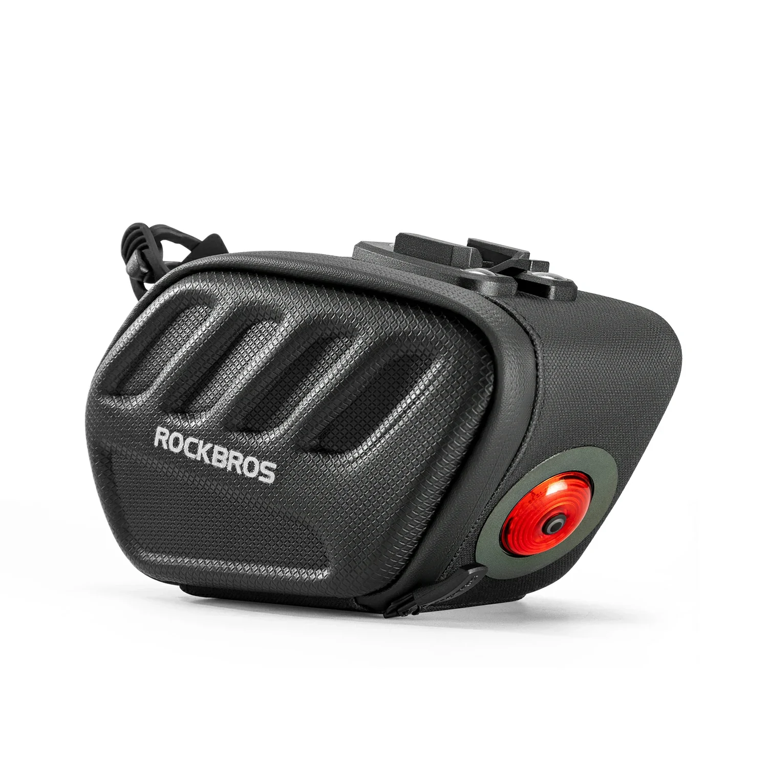 ROCKBROS 3D Shell Saddle Bike Seat Bag with Light Tail - Image 3