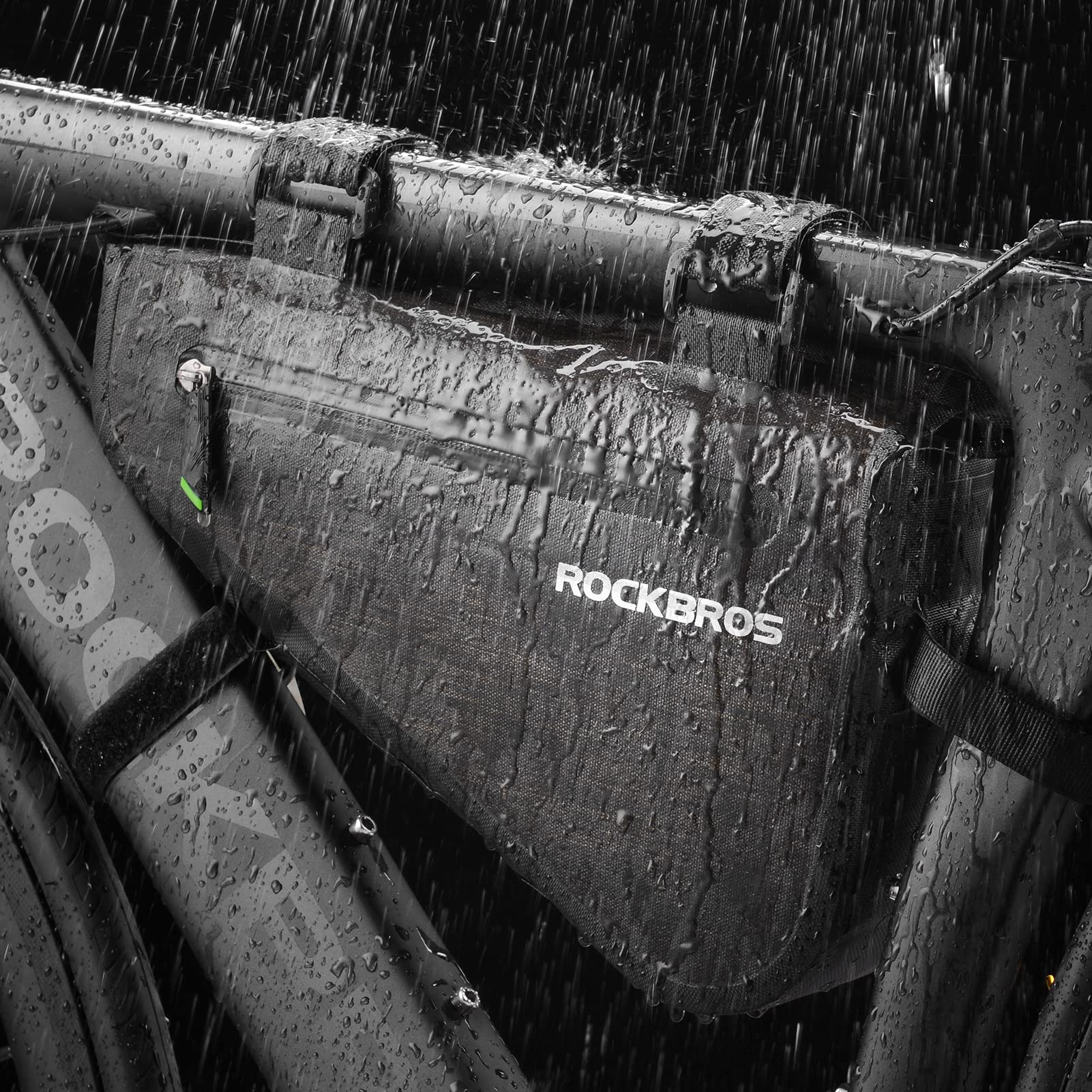ROCKBROS 5-8L Waterproof Bike Frame Bag Large Triangle Bikepacking Storage Bag for Bicycles - Image 10