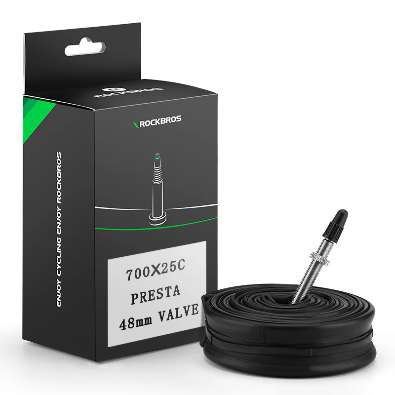 ROCKBROS 700X23/25/28/35C Road Bike Inner Tube 48mm Presta/Schrader Valve High Self Sealing Butyl Rubber - Image 12