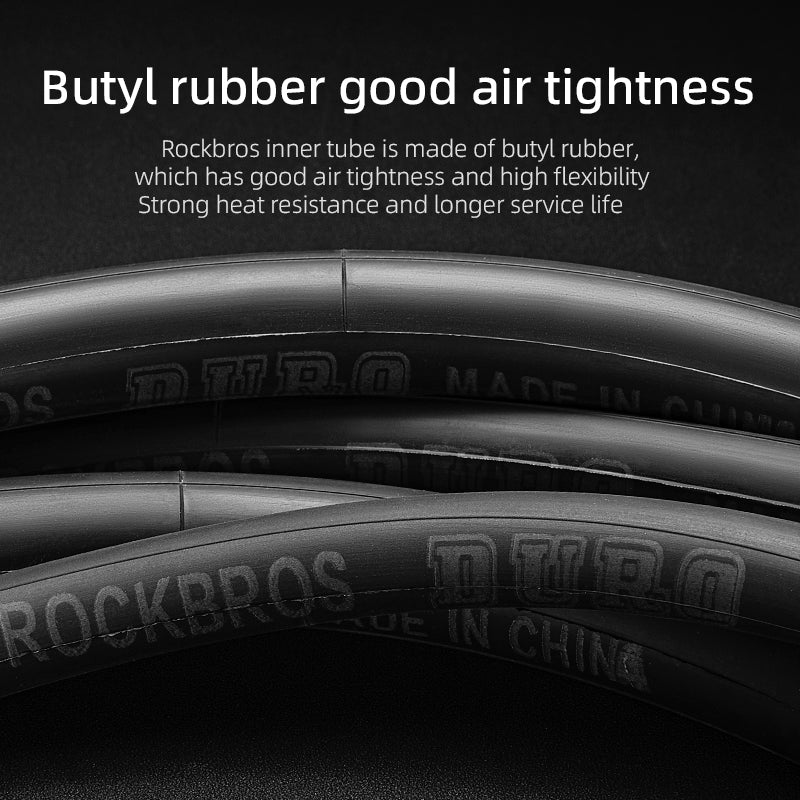 ROCKBROS 700X23/25/28/35C Road Bike Inner Tube 48mm Presta/Schrader Valve High Self Sealing Butyl Rubber - Image 14