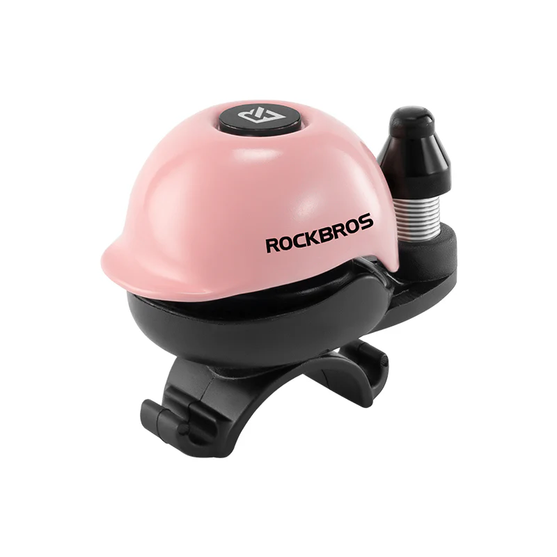 ROCKBROS 80DB Bike Bell Aluminum Alloy Helmet-Shaped Fits 22-34mm Handlebars - Image 3