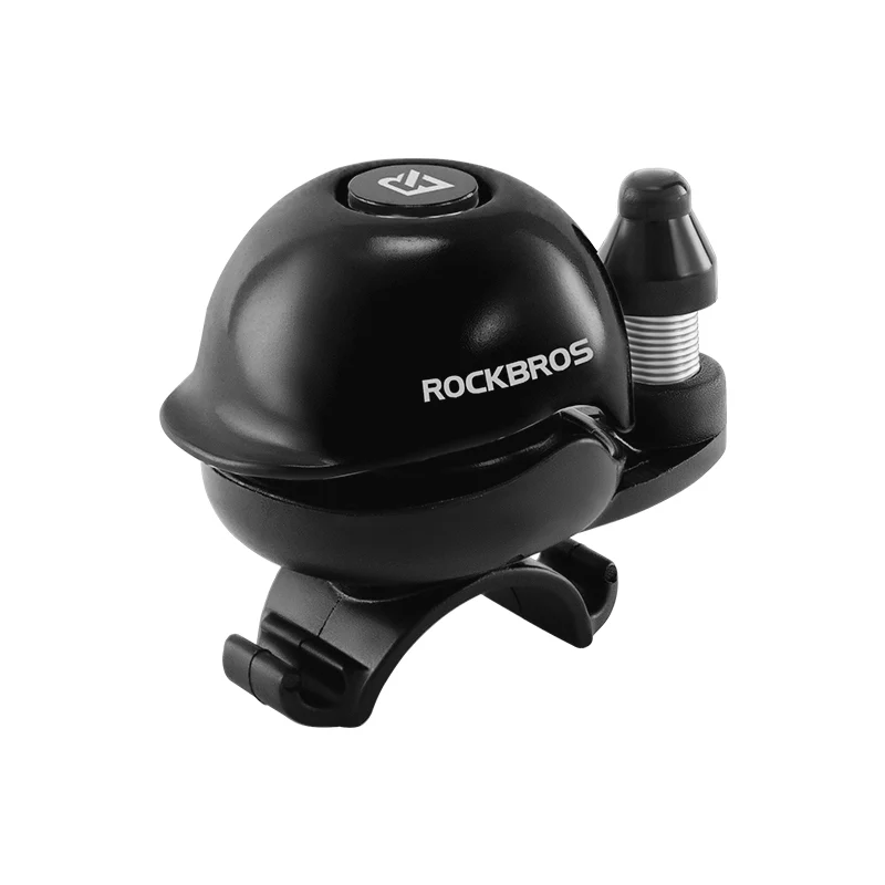 ROCKBROS 80DB Bike Bell Aluminum Alloy Helmet-Shaped Fits 22-34mm Handlebars - Image 5