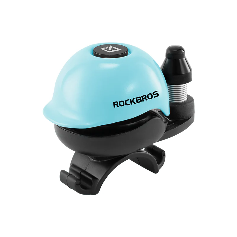 ROCKBROS 80DB Bike Bell Aluminum Alloy Helmet-Shaped Fits 22-34mm Handlebars - Image 7