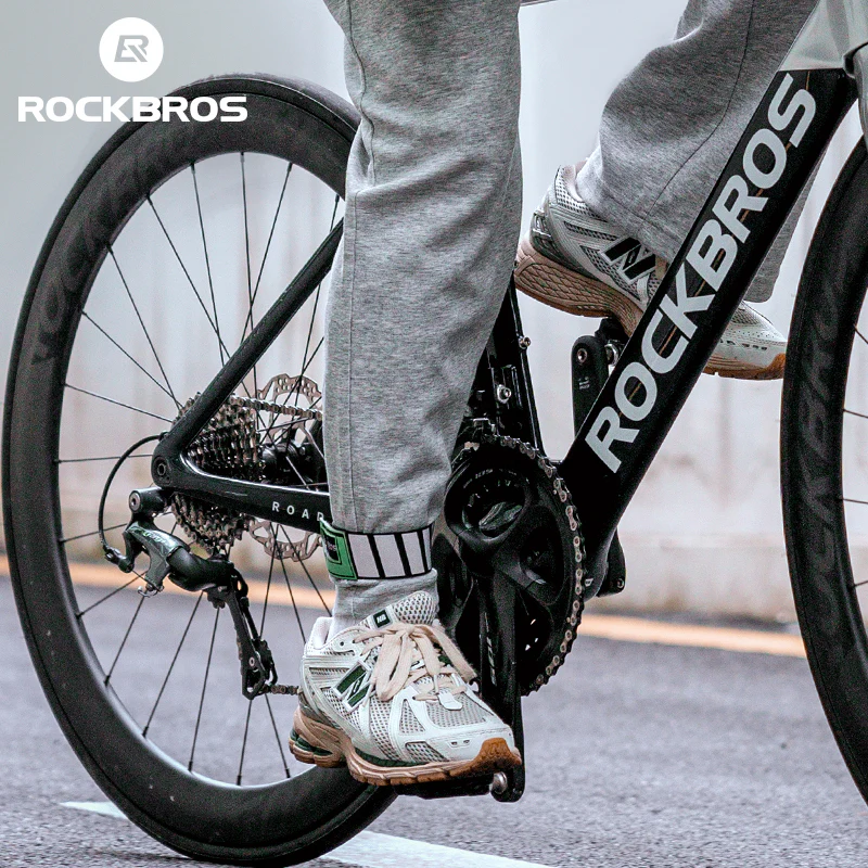 ROCKBROS Anti-Roll Chain Riding Leg Straps Adjustable Reflective - Image 12