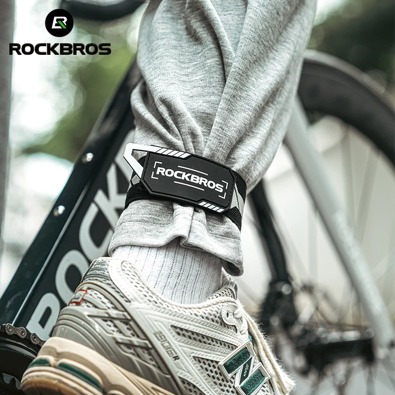 ROCKBROS Anti-Roll Chain Riding Leg Straps Adjustable Reflective - Image 14