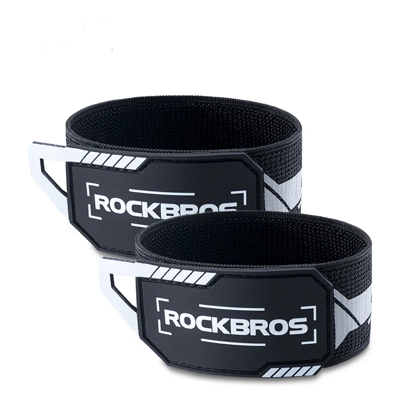 ROCKBROS Anti-Roll Chain Riding Leg Straps Adjustable Reflective - Image 3