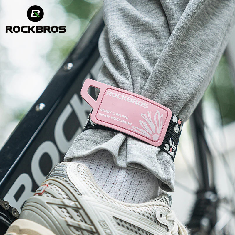 ROCKBROS Anti-Roll Chain Riding Leg Straps Adjustable Reflective - Image 7
