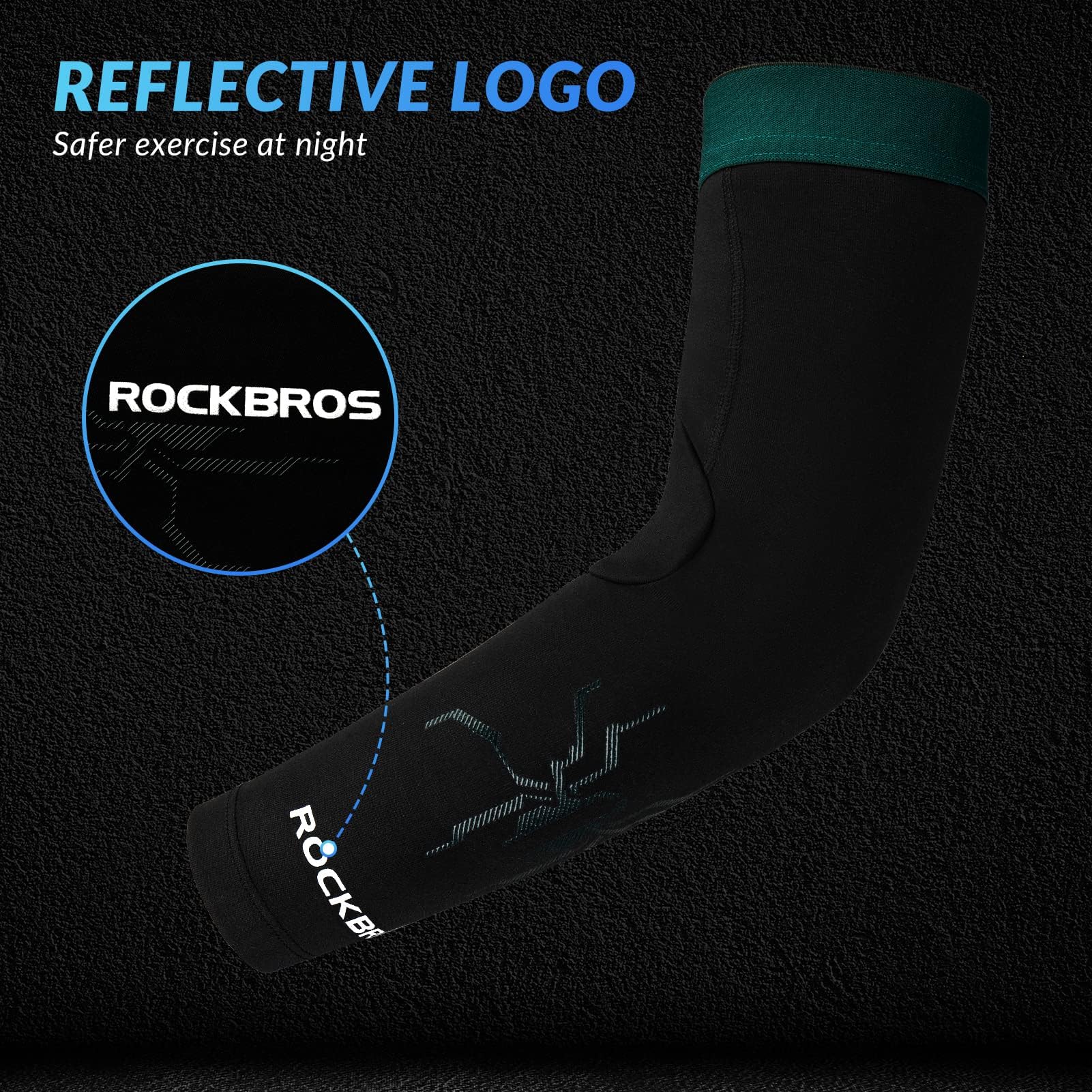ROCKBROS Arm Sleeves Cycling Arm Warmers with Ultimate Warmth Moisture-Wicking Flexible - Image 12