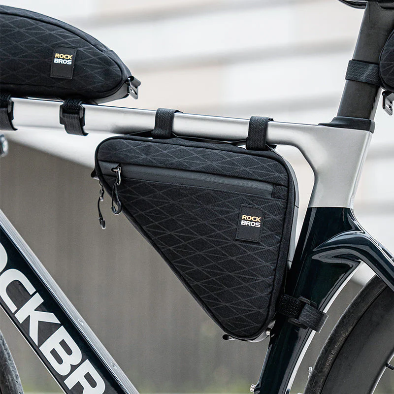 ROCKBROS Bicycle Combination Bags Set Cycling Top Tube/Triangle/Saddle Bags Set - Image 6