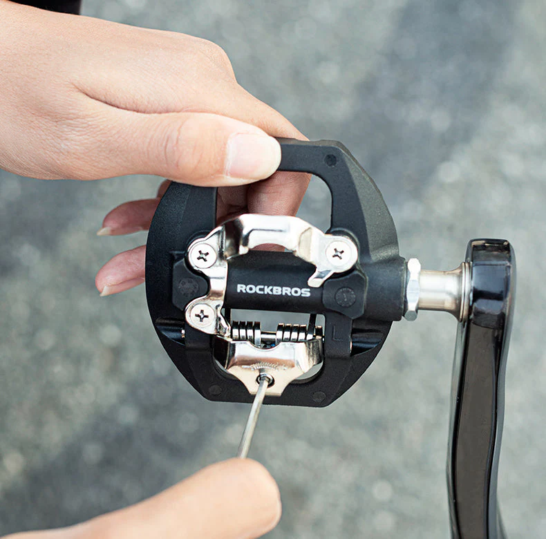 ROCKBROS SPD Dual-Purpose Bike Pedals - Compatible with Shimano MTB/Road - Image 12