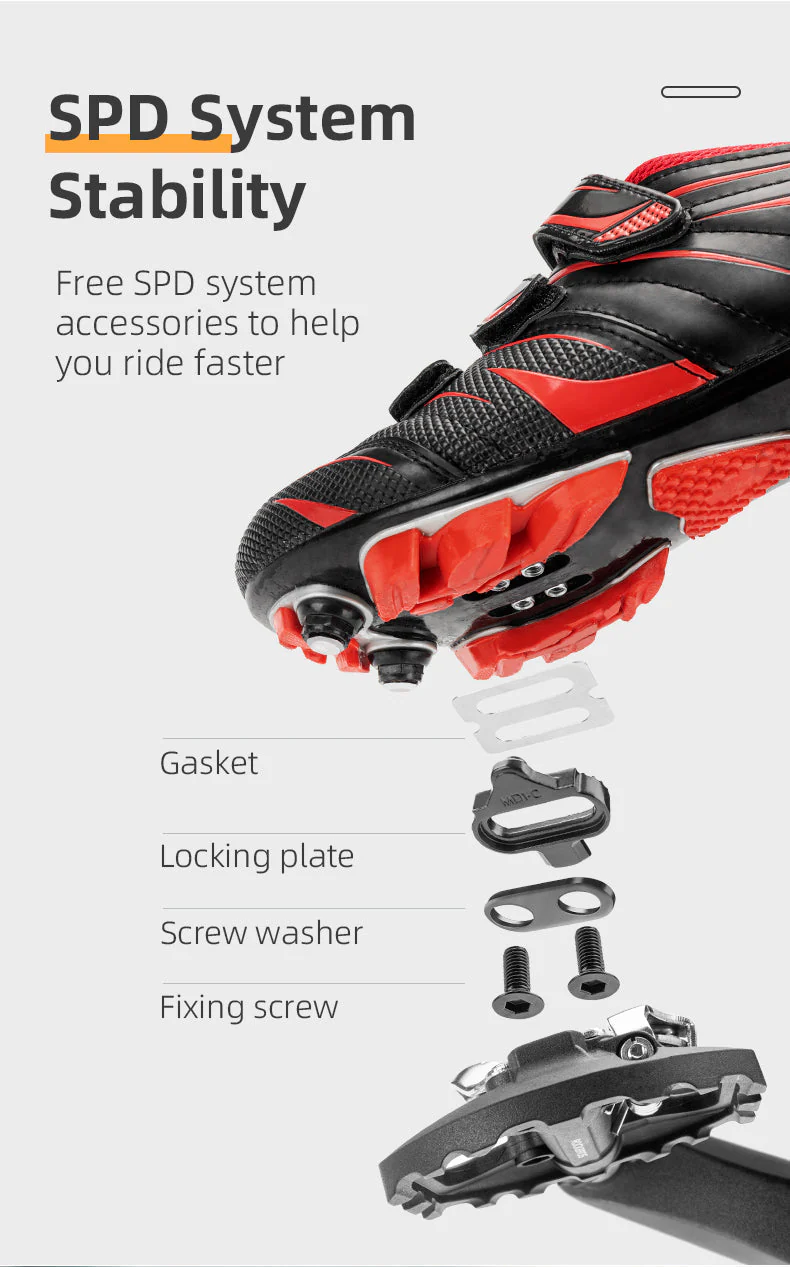ROCKBROS SPD Dual-Purpose Bike Pedals - Compatible with Shimano MTB/Road - Image 13