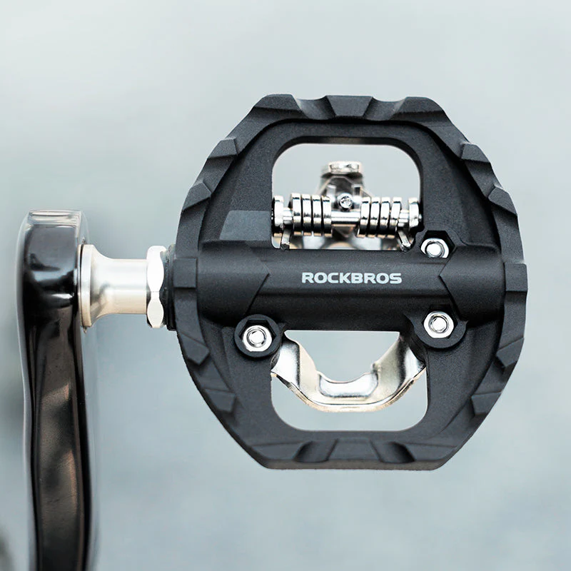ROCKBROS SPD Dual-Purpose Bike Pedals - Compatible with Shimano MTB/Road - Image 8