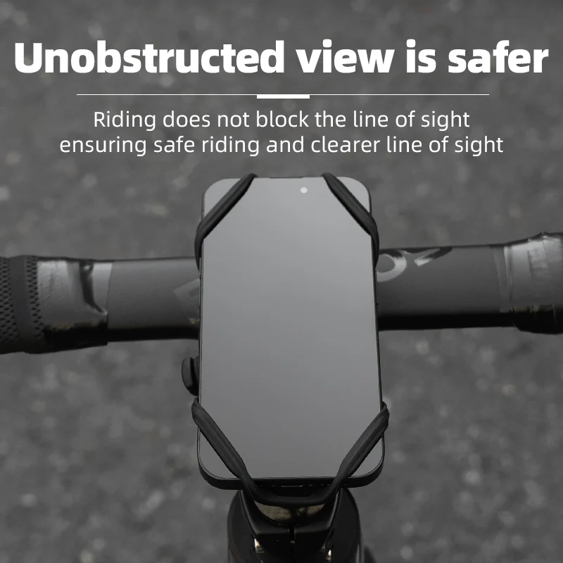 ROCKBROS Bicycle Motorcycle Bike Mount Phone Holder 4.6'' - Image 4