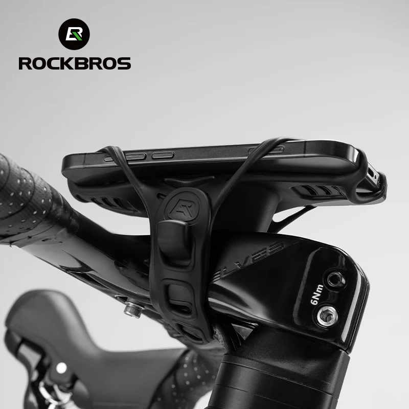 ROCKBROS Bicycle Motorcycle Bike Mount Phone Holder 4.6'' - Image 7