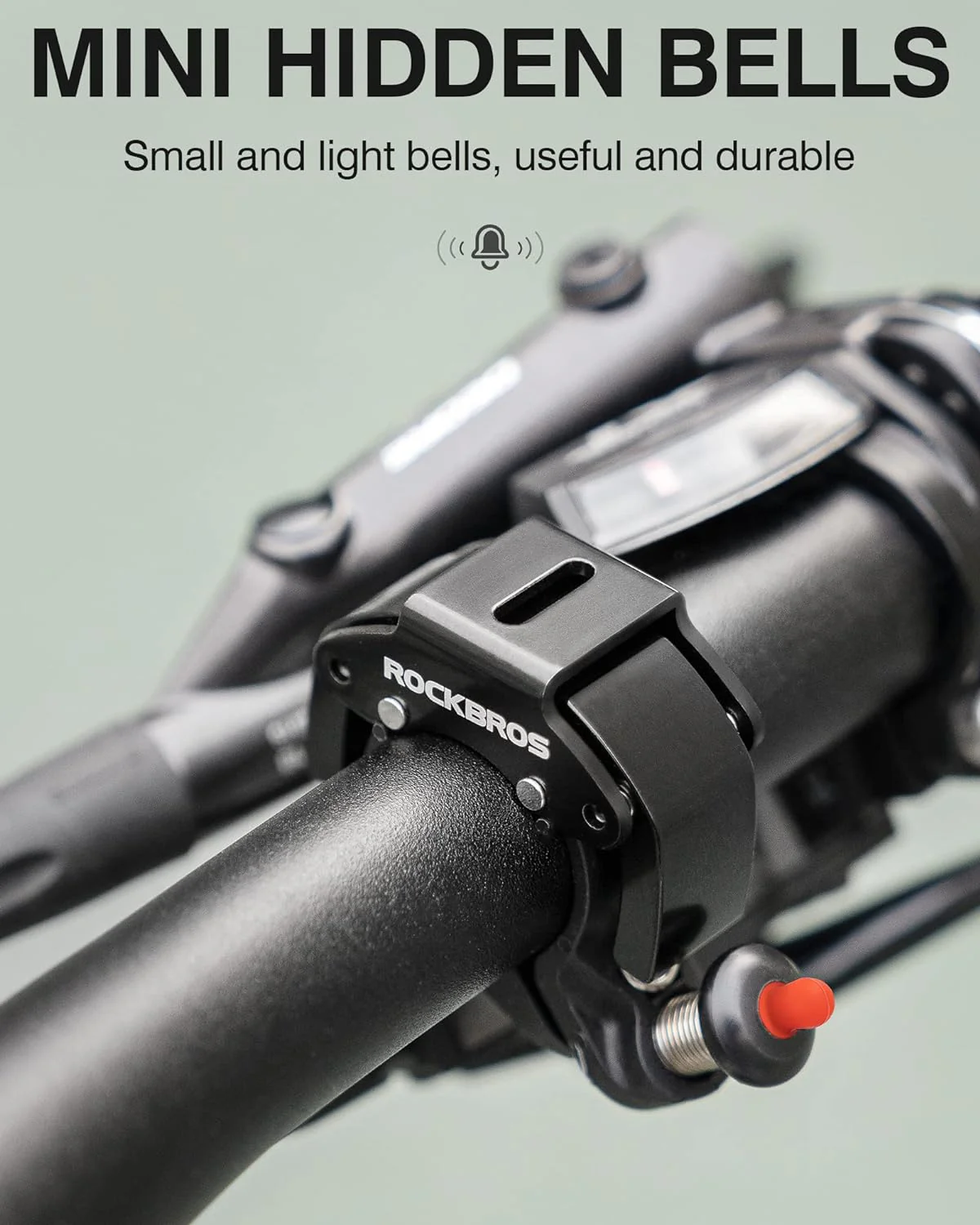 ROCKBROS Bike Bells Hidden for 22.2mm Handlebars More Than 100dB - Image 12