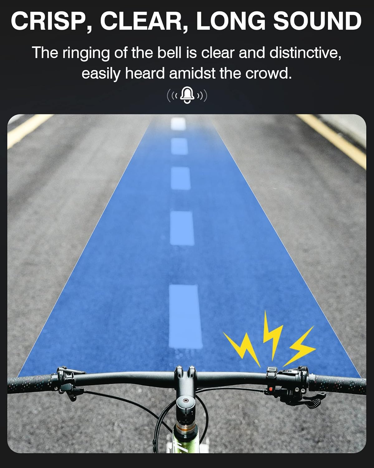 ROCKBROS Bike Bells Hidden for 22.2mm Handlebars More Than 100dB - Image 9