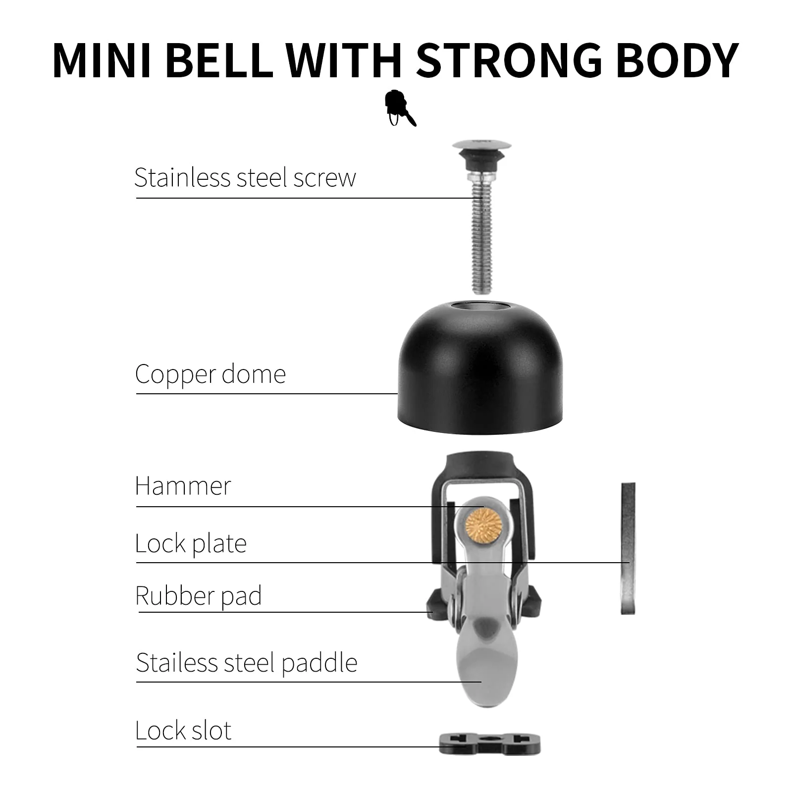 ROCKBROS Bike Classic Bicycle Bell  Loud Sound Bells - Image 16