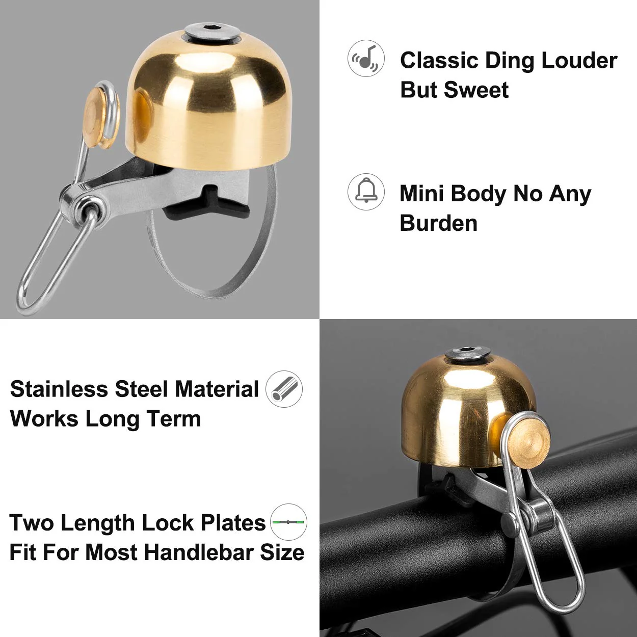 ROCKBROS Bike Classic Bicycle Bell  Loud Sound Bells - Image 30
