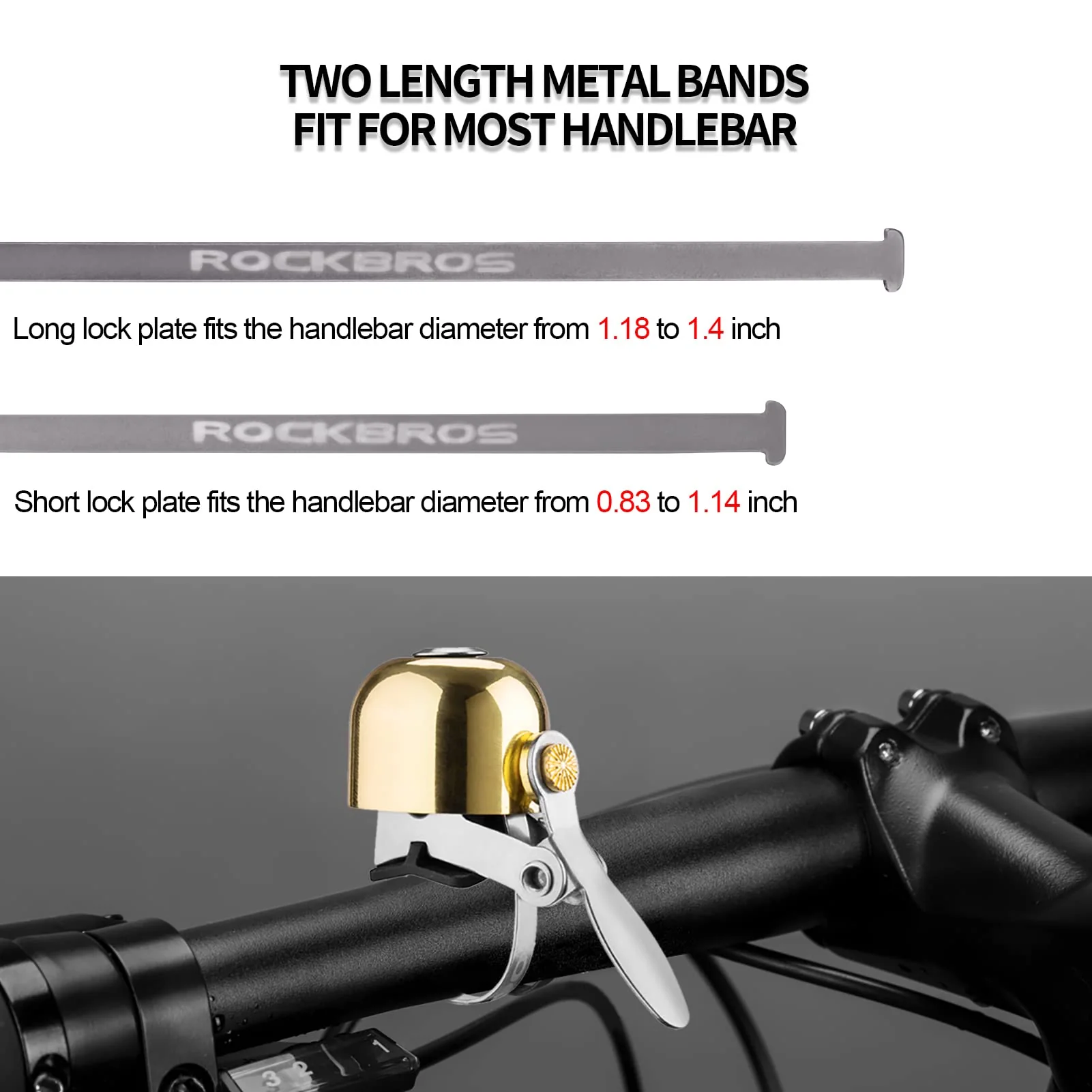 ROCKBROS Bike Classic Bicycle Bell  Loud Sound Bells - Image 34