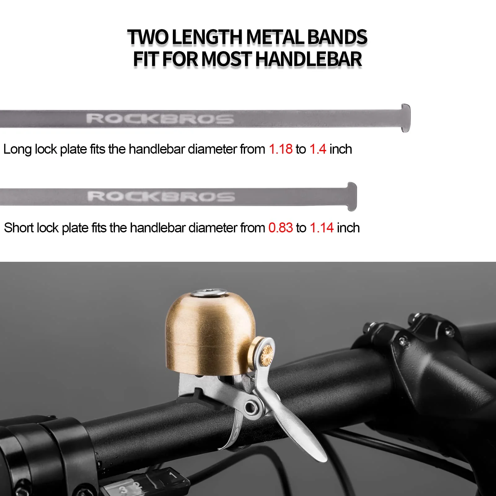 ROCKBROS Bike Classic Bicycle Bell  Loud Sound Bells - Image 40