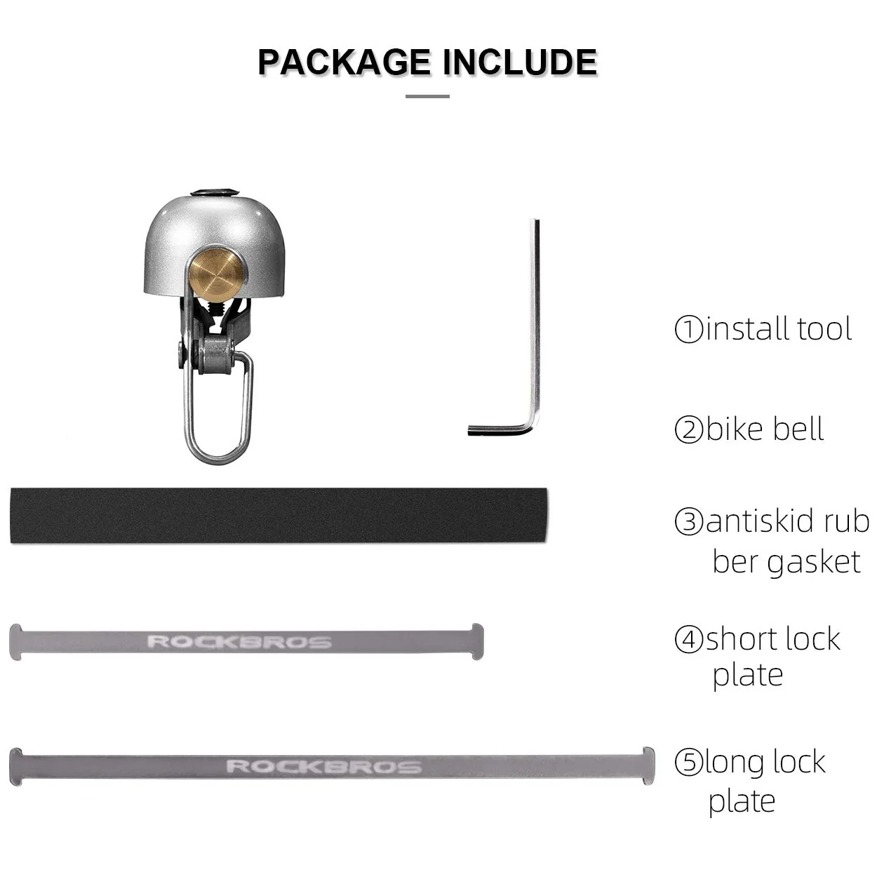 ROCKBROS Bike Classic Bicycle Bell  Loud Sound Bells - Image 50