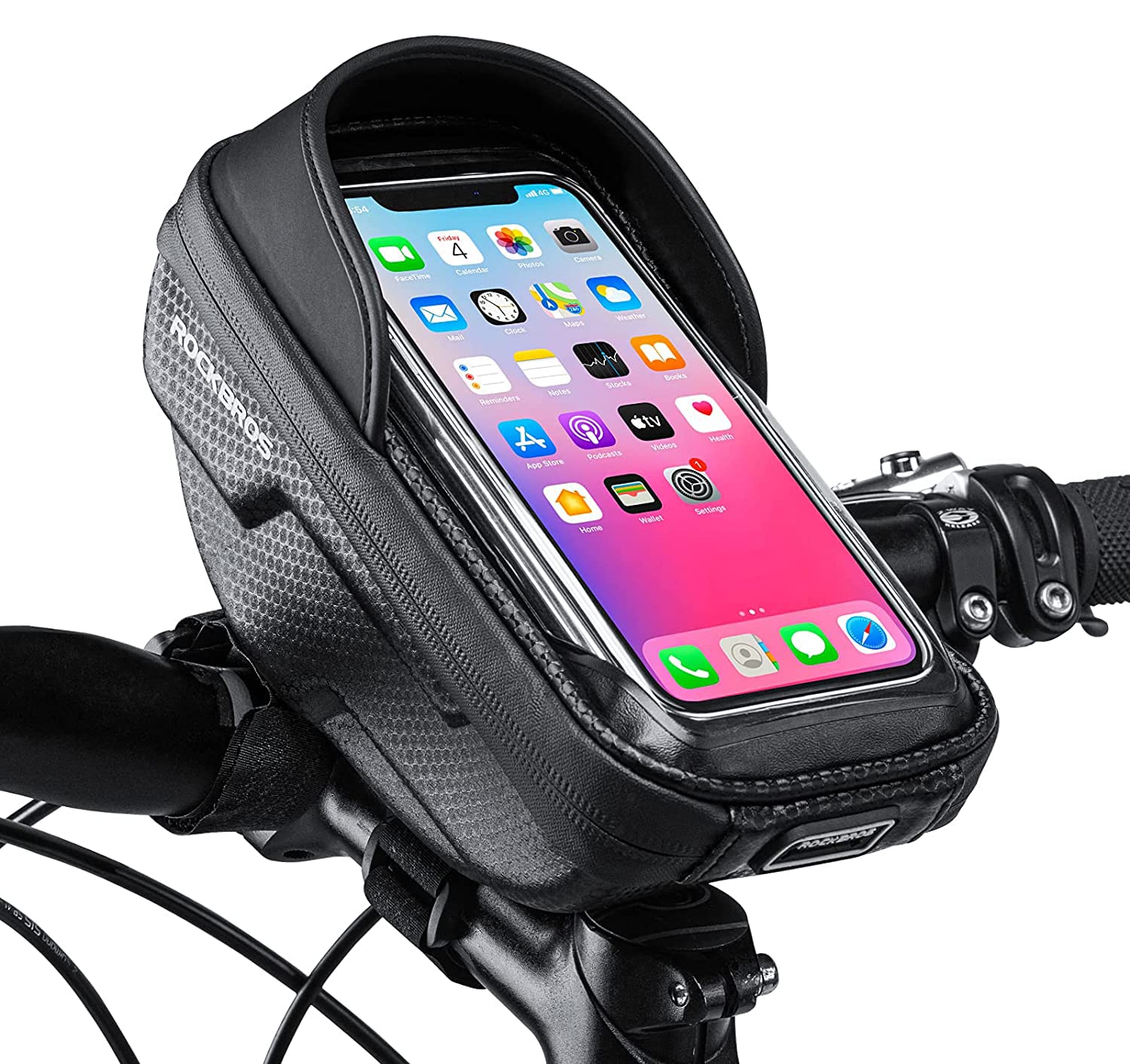 ROCKBROS Bike Front Frame HandlebarWaterproof Bag below 6.5" - Image 7