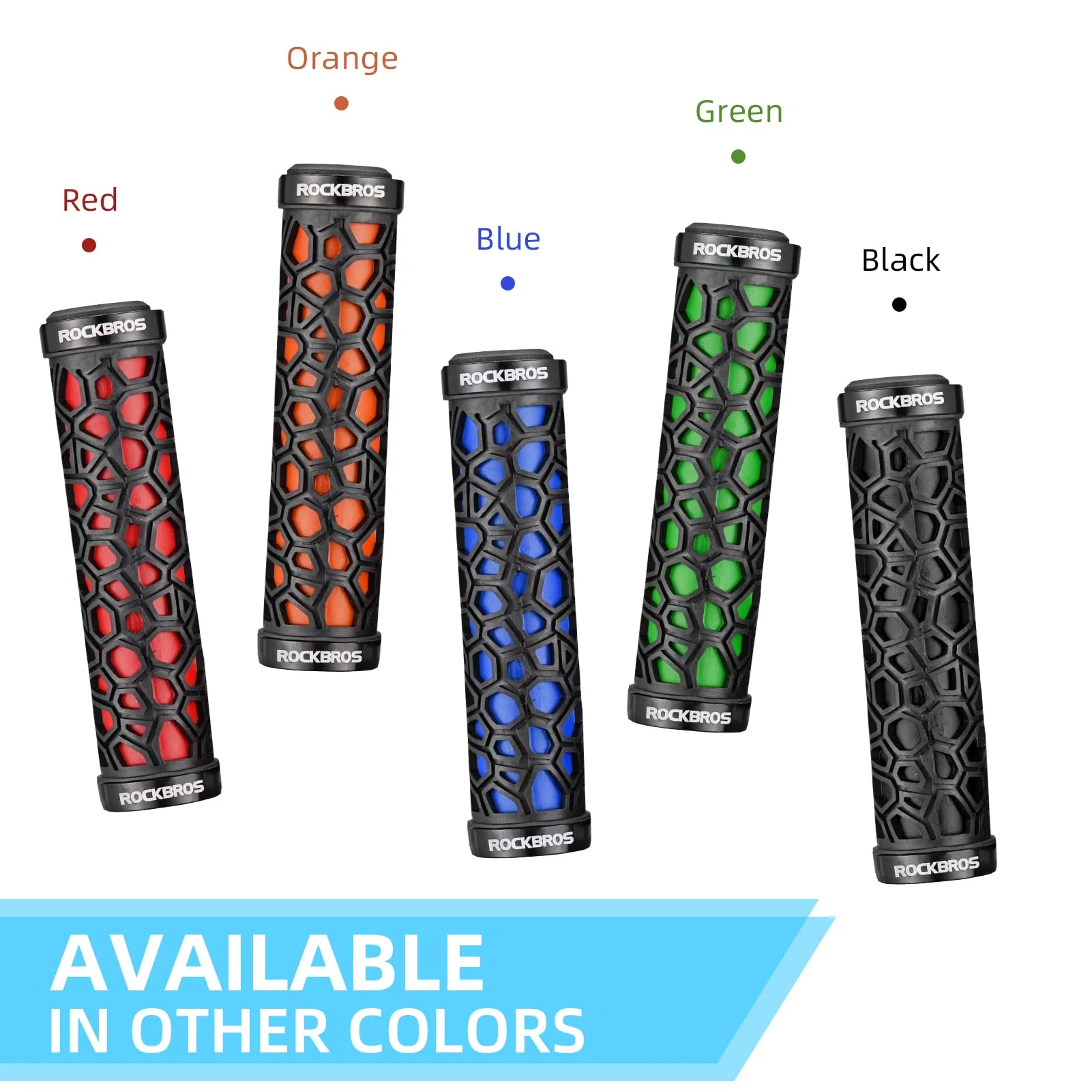 ROCKBROS Bike Handlebar Grips Double Lock-on Non-Slip Grips for MTB, BMX 22.2mm - Image 10