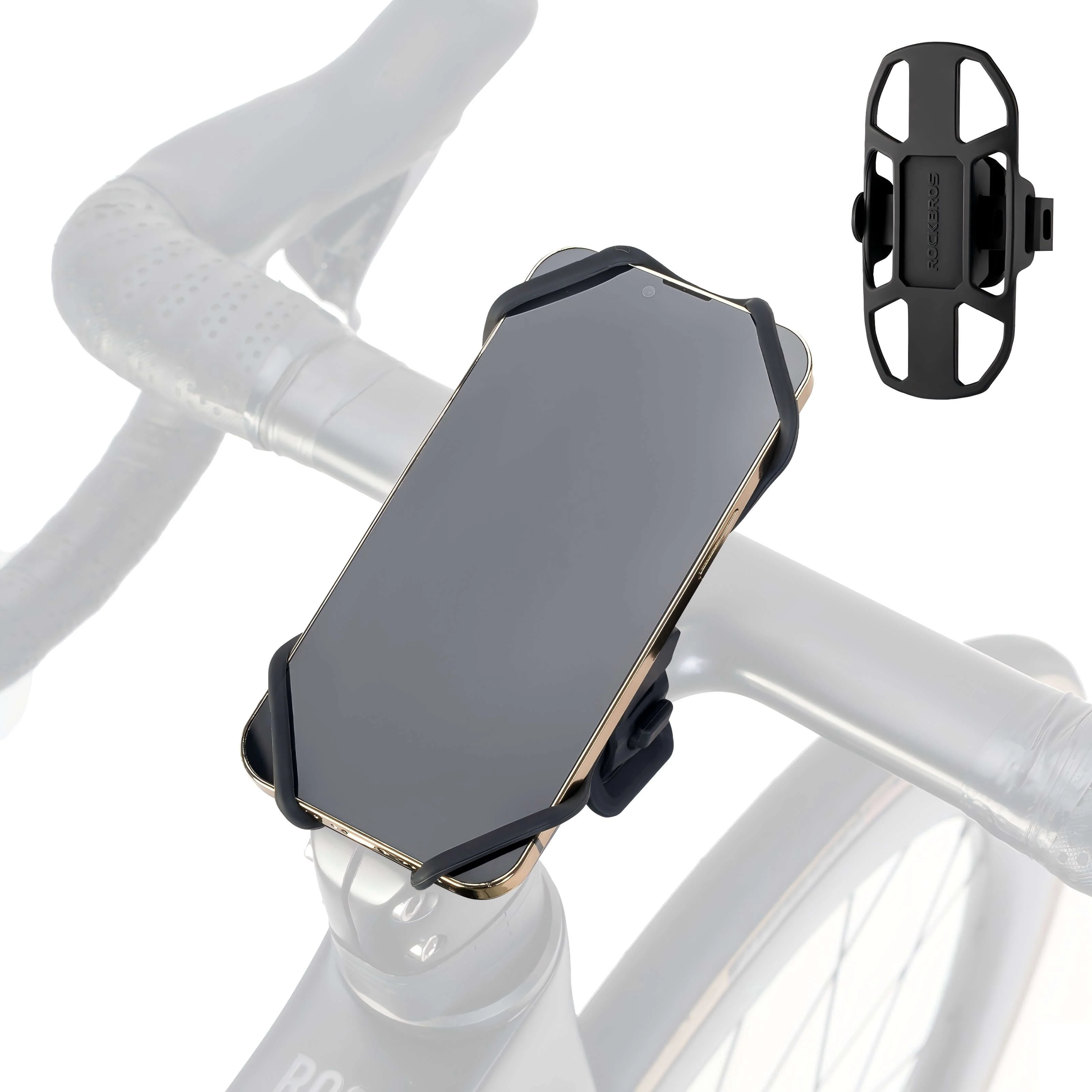 Bike Phone Mount Silicone Quick-Release - Image 2