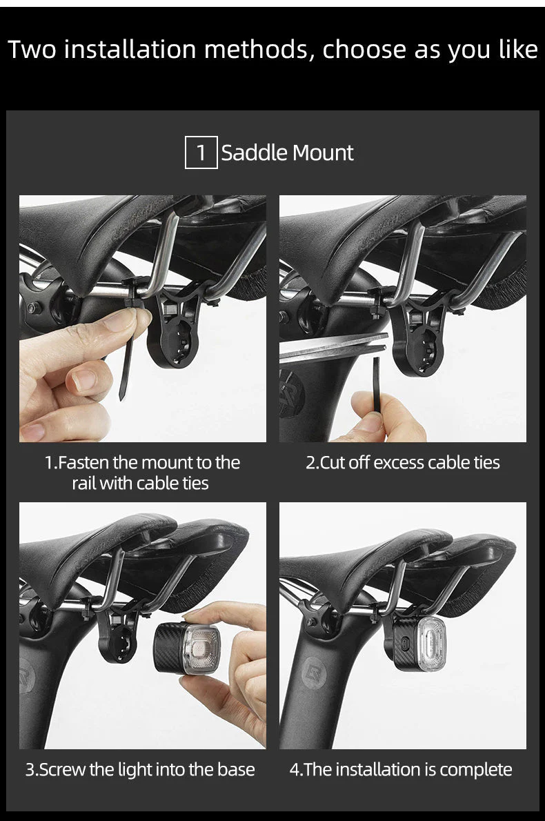 Q4 Tail Light Brake sensor USB with 7 Lighting Colors - Image 10