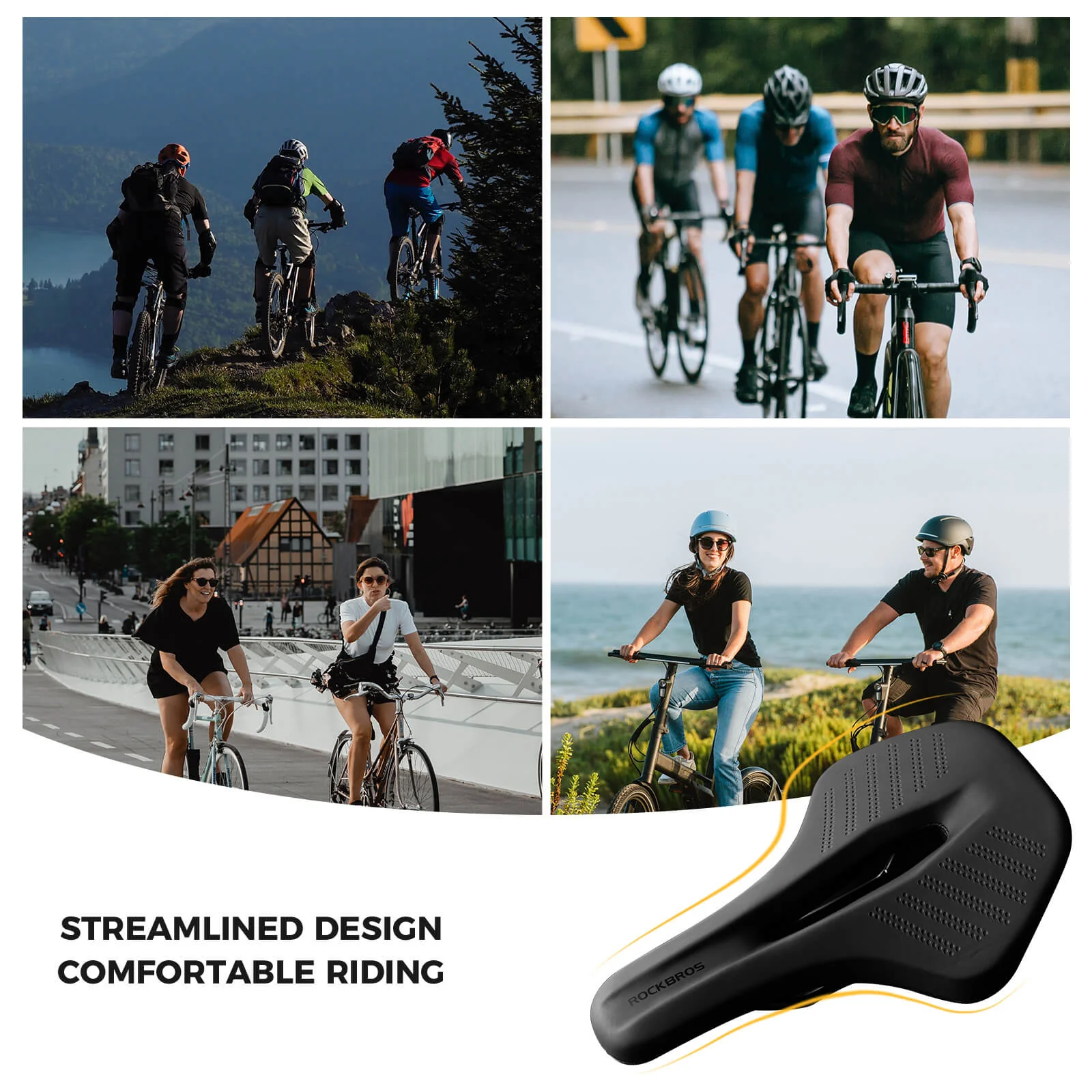 ROCKBROS Bike Saddle Breathable Comfort - Image 8