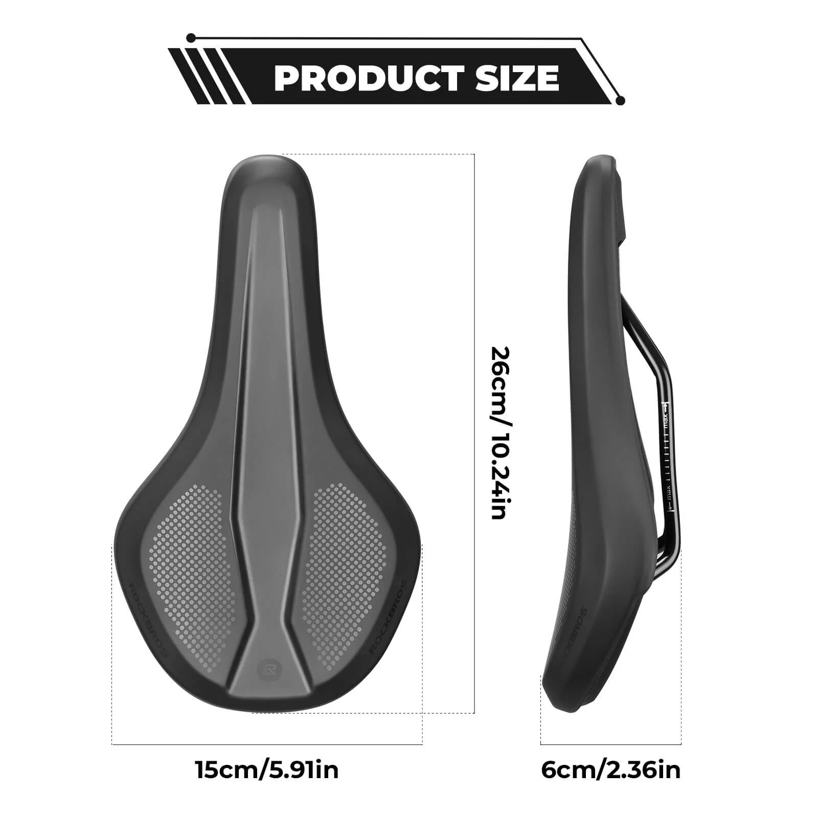 ROCKBROS Bike Saddle Comfortable - Image 7