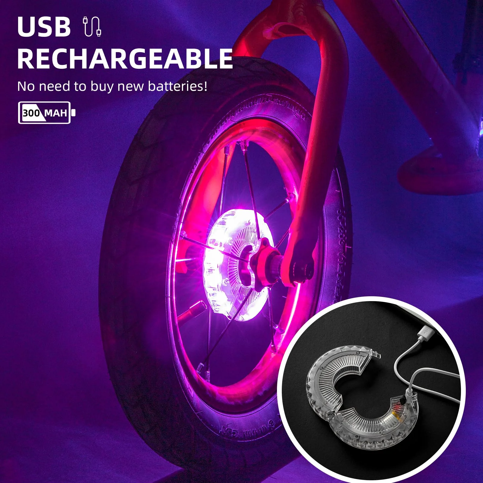 Bike Wheel Light USB - Image 4