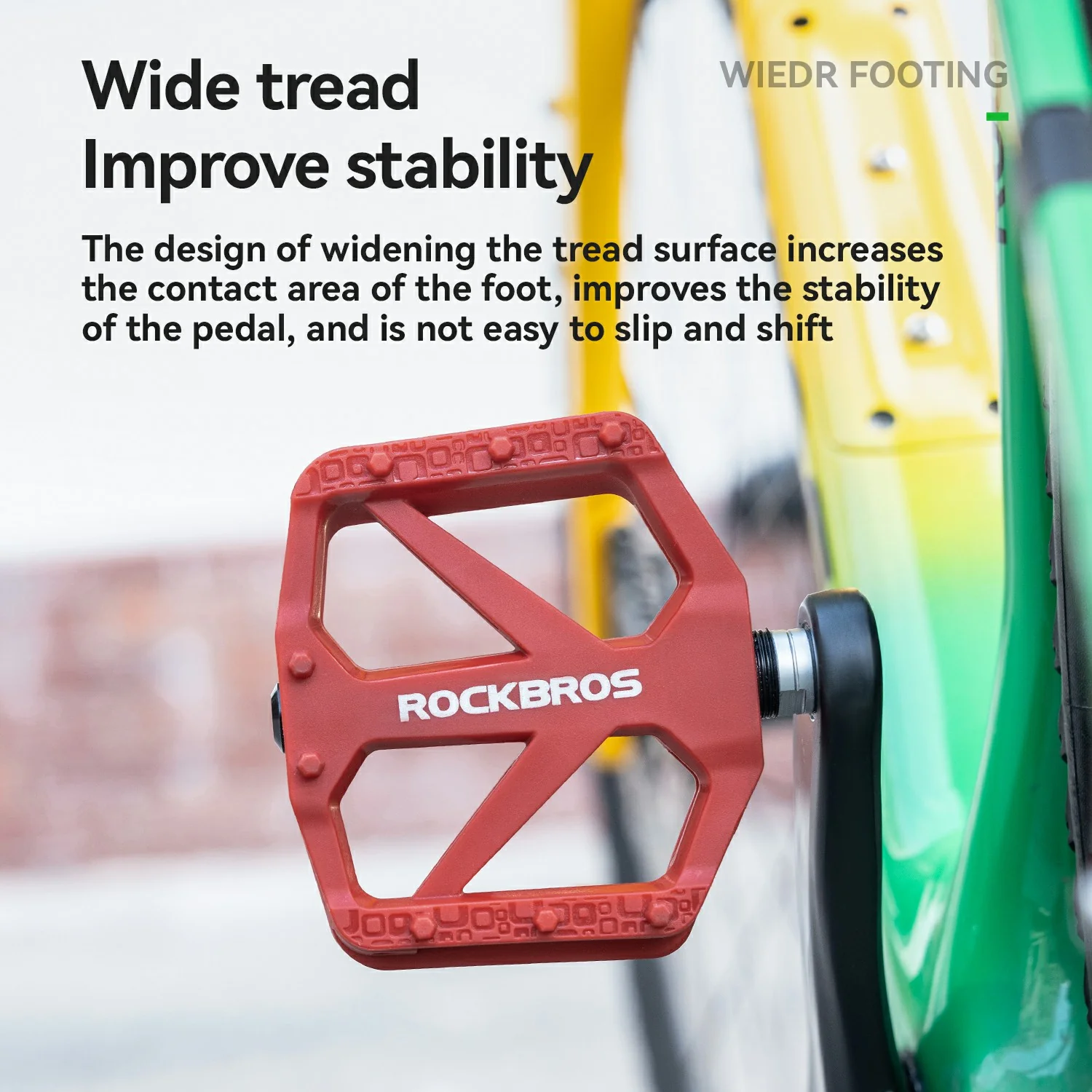 BP2602 Wide Platform Nylon Bike Pedals - Image 14