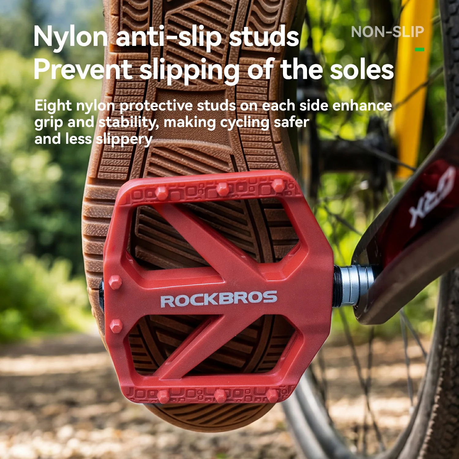BP2602 Wide Platform Nylon Bike Pedals - Image 16
