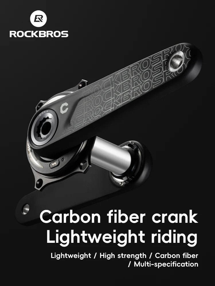 ROCKBROS Carbon Fiber Bike Crankset - Image 9