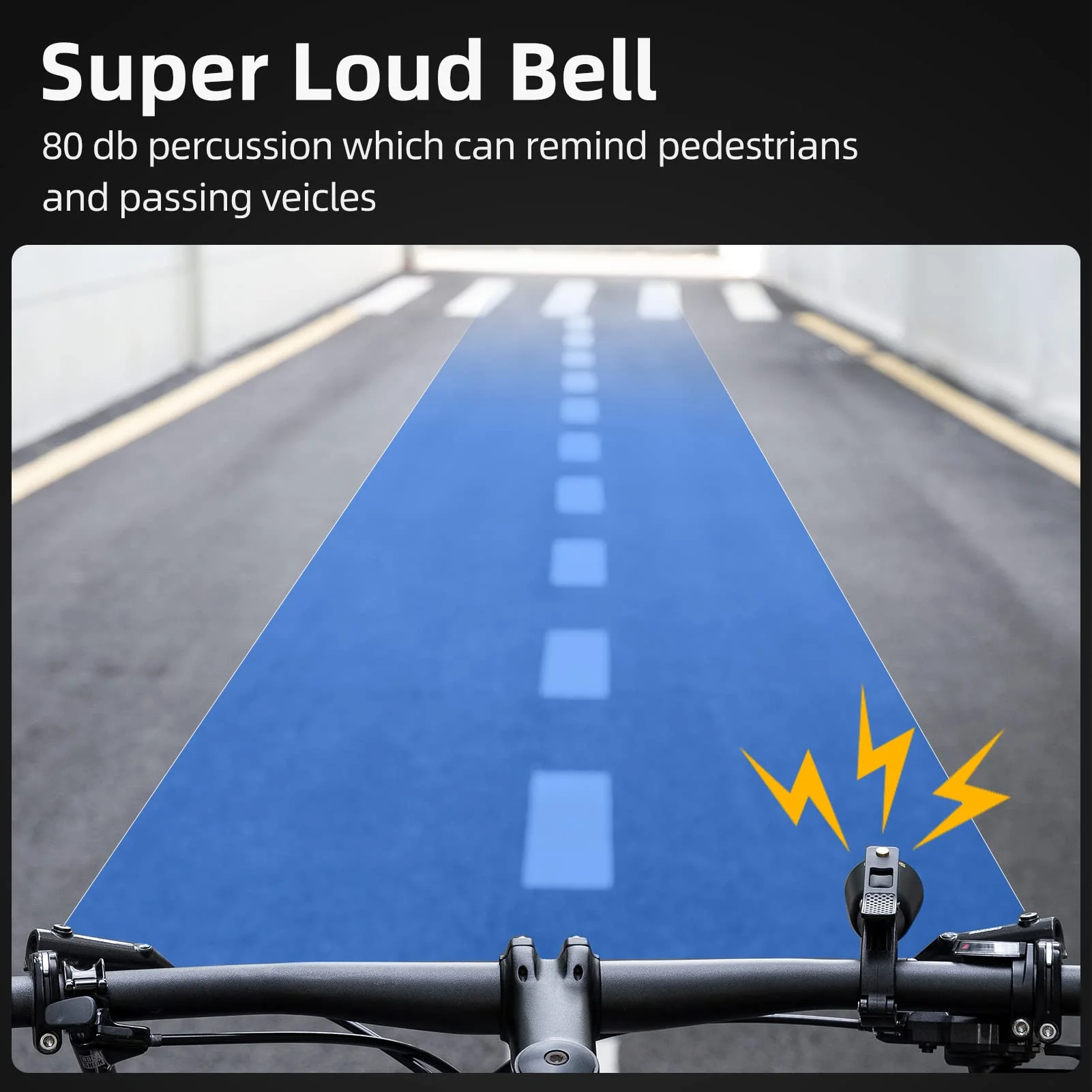 ROCKBROS Classic Brass Bike Bell Loud Easy Install Fits Most Handlebars - Image 20