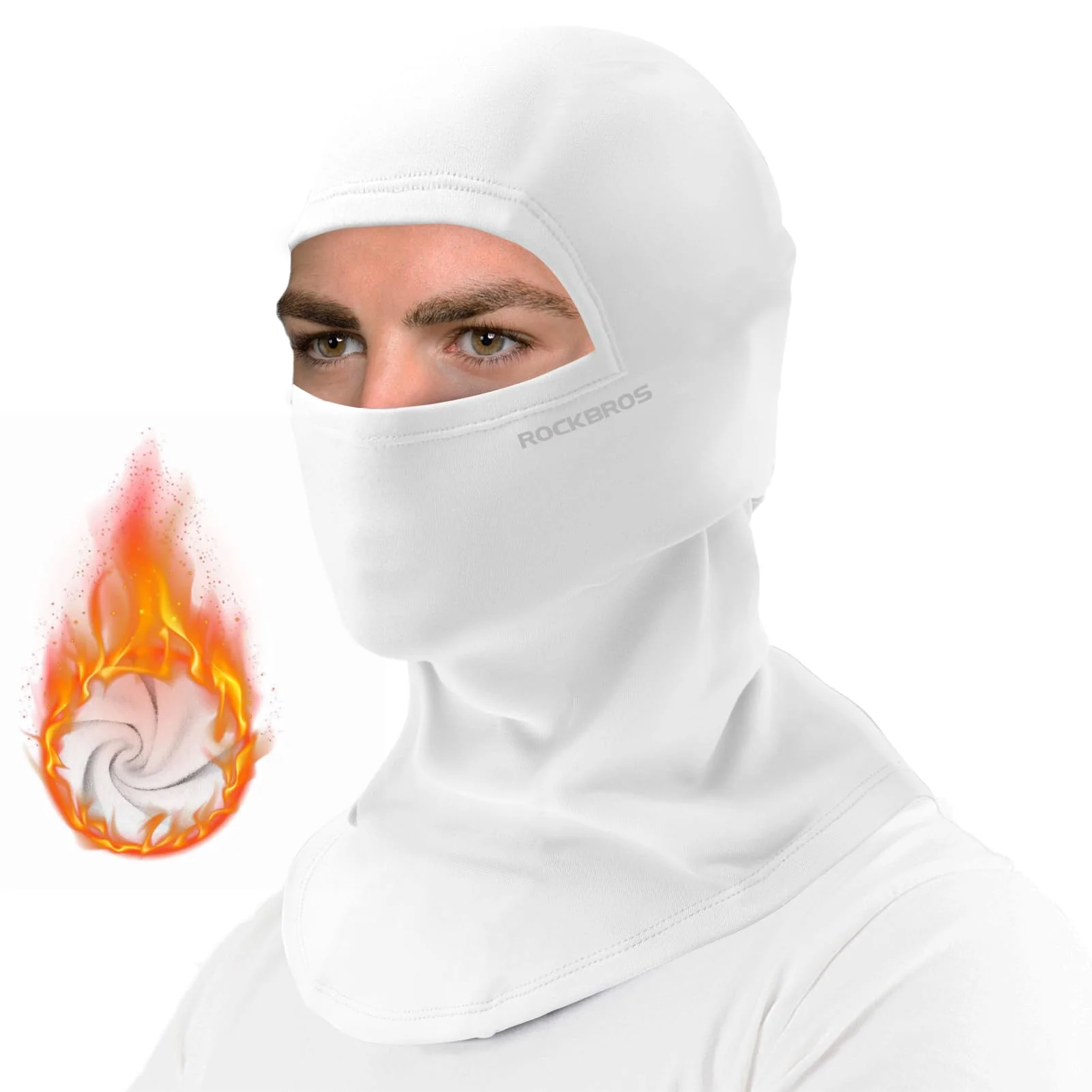 ROCKBROS Cold Weather Windproof Thermal Winter Balaclava Ski Mask Neck Warmer Hood - Image 11