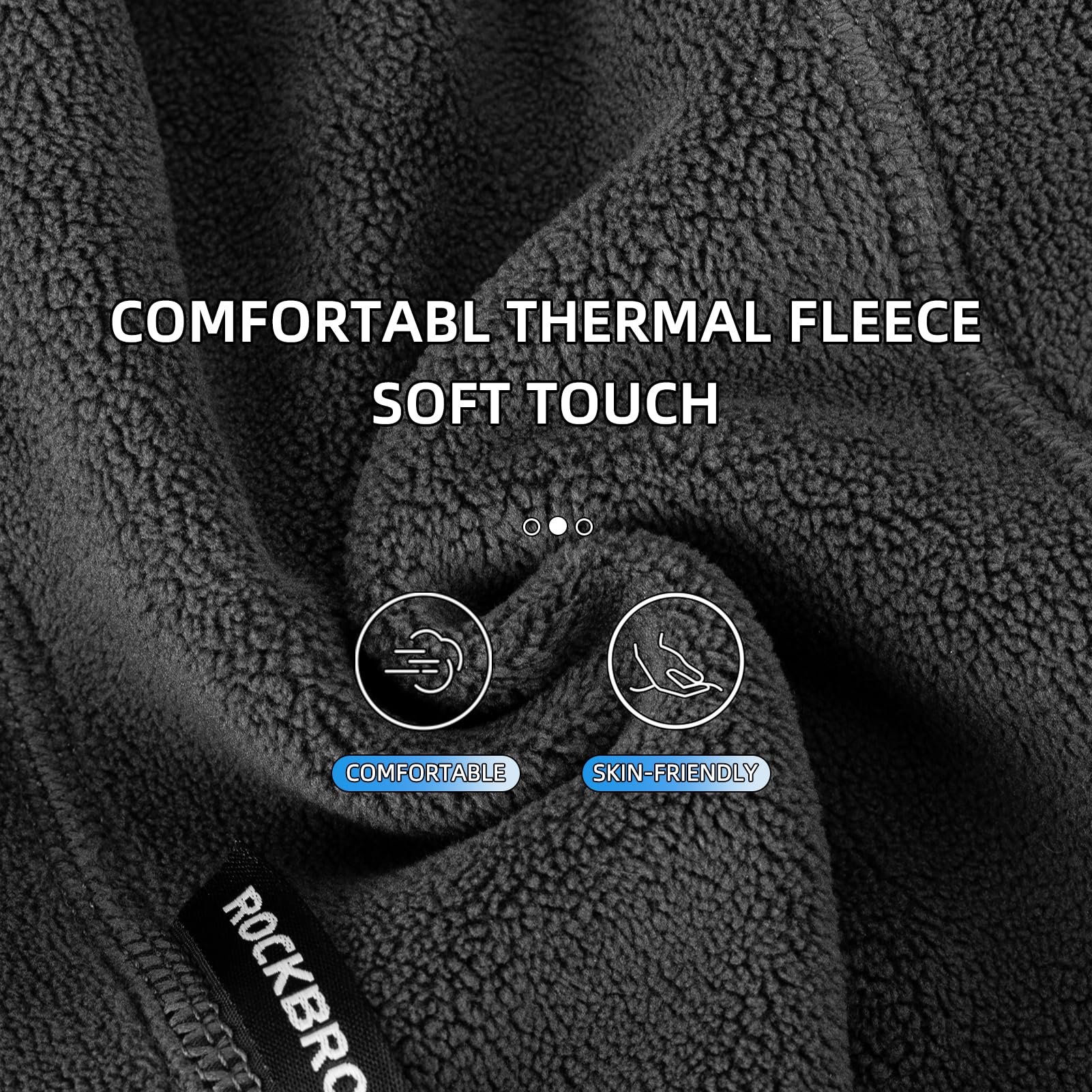 ROCKBROS Cold Weather Windproof Thermal Winter Balaclava Ski Mask Neck Warmer Hood - Image 120