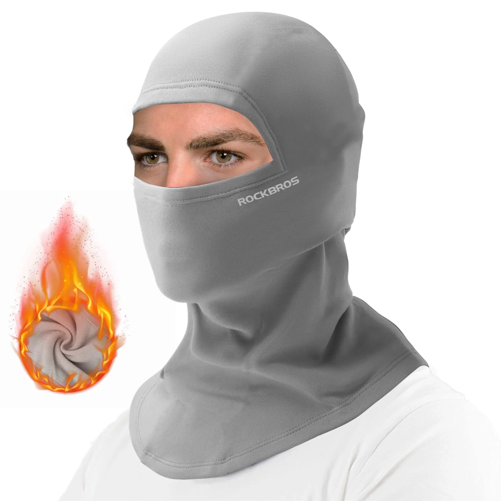 ROCKBROS Cold Weather Windproof Thermal Winter Balaclava Ski Mask Neck Warmer Hood - Image 123