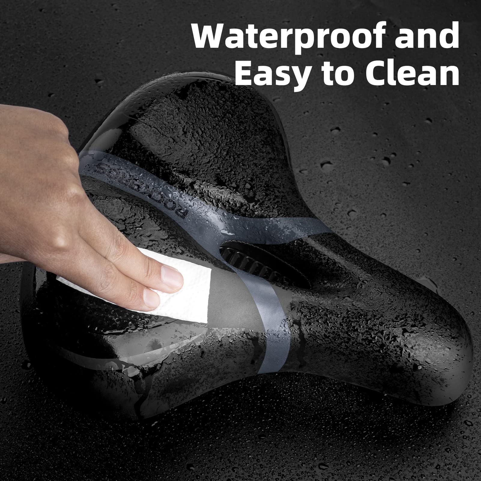 ROCKBROS Comfort Gel Bike Seat Breathable Waterproof Saddle Cruiser/Mountain/Fat Bikes - Image 15